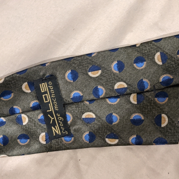 Green blue tie - Picture 2 of 2